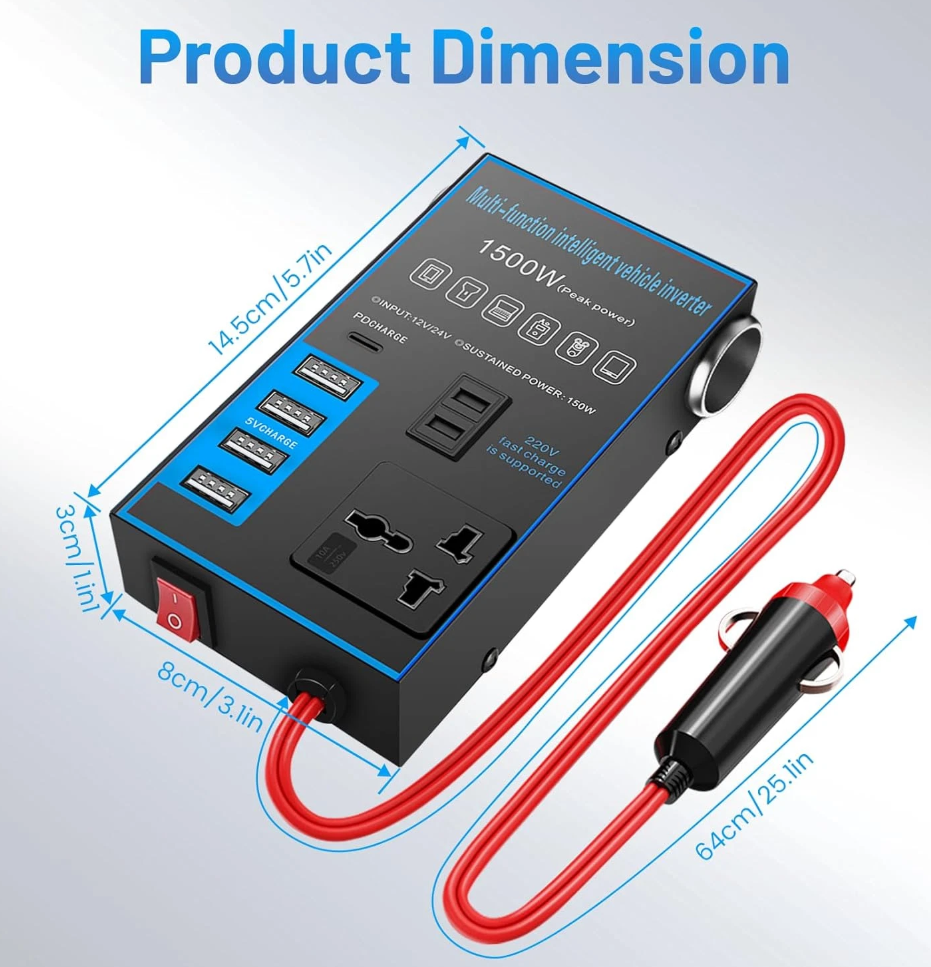 1500W Car Power Inverter