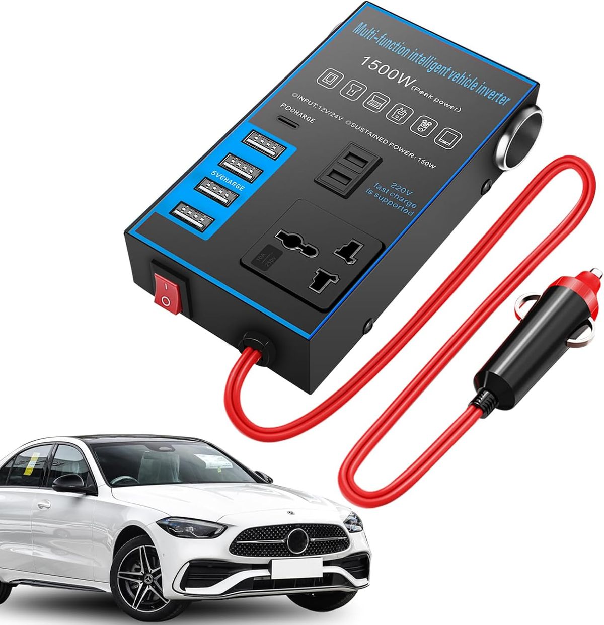 1500W Car Power Inverter